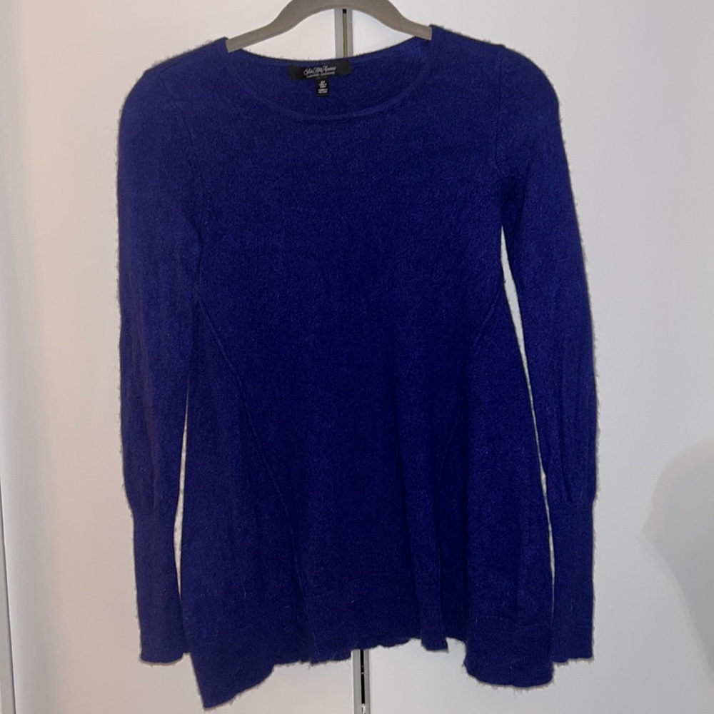 Sax 5th Avenue, 100 % cashmere looks better on then on the hanger